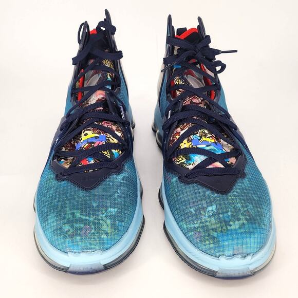 Nike LeBron 19 "Fast Food" Basketball Shoes – Dutch Blue Size 18 - Picture 5 of 16